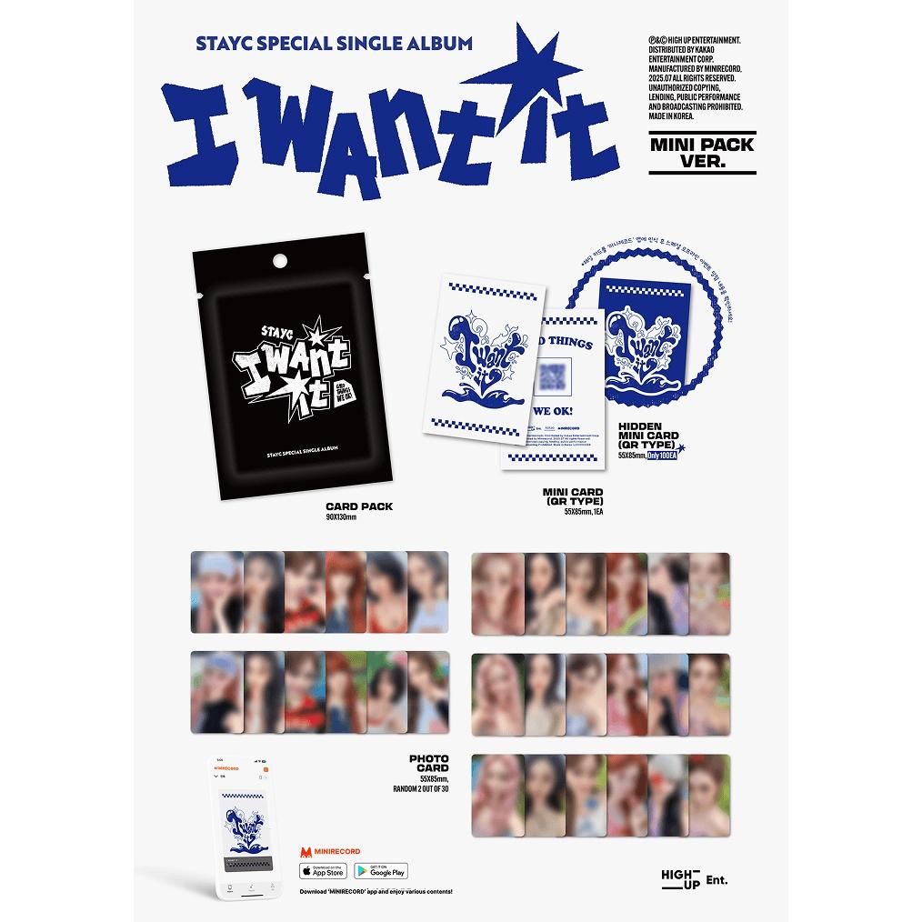 Stayc - Special Single Album [ I Want It ]_mini Pack Ver