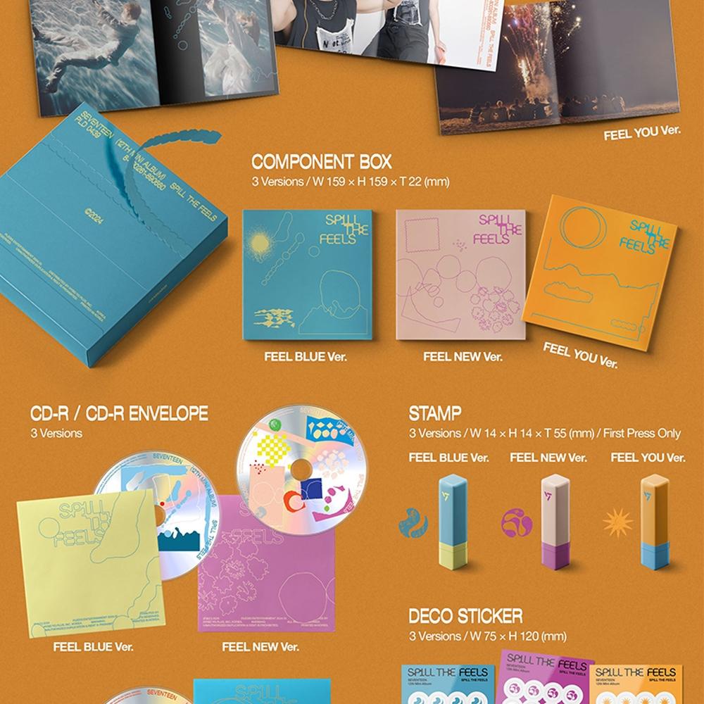 Seventeen - 12th Mini Album [ Spill The Feels ]