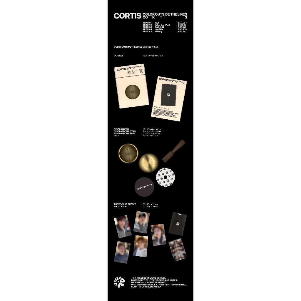 Cortis 1st Mini Album Color Outside The Lines (bighit New Boy Group)