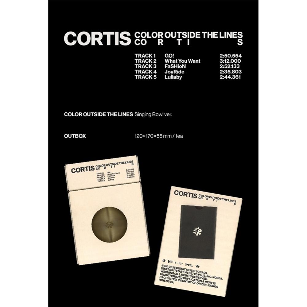 Cortis The 1st Ep Album [ Color Outsude The Lines ]_singing Bowl Ver