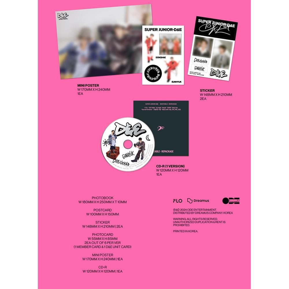 Super Junior D E - 6th Mini Album Repackage [ Inevitable ]