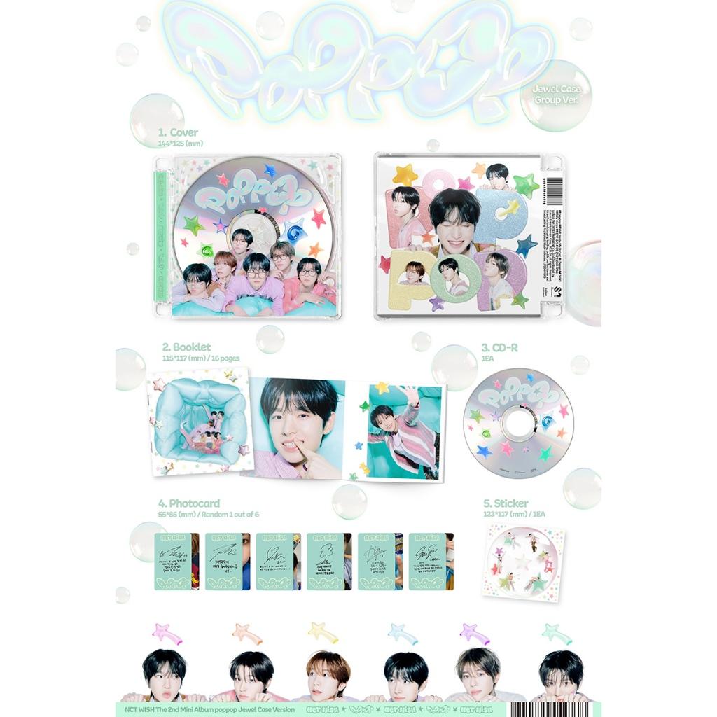 Nct Wish - 2nd Mini Album [ Poppop ]_jewel Case Ver (random)
