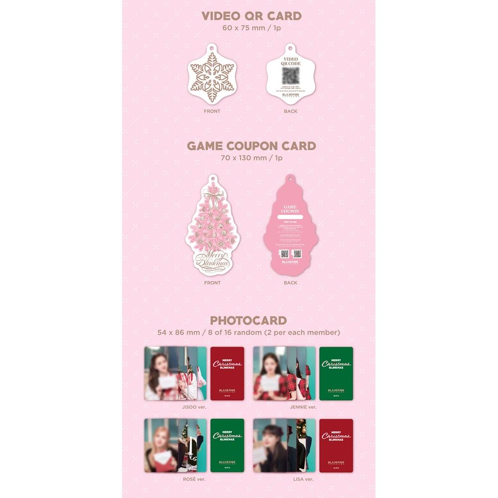 Blackpink - The Game Photocard Collection [ 2024 Blackpink Christmas ]