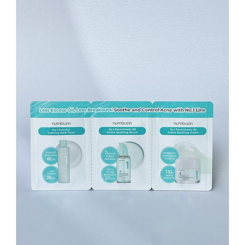 Numbuzin Sachet Pouch 1EA - No.1 Line/No.5 Line/No.9 Essence (3 Types)