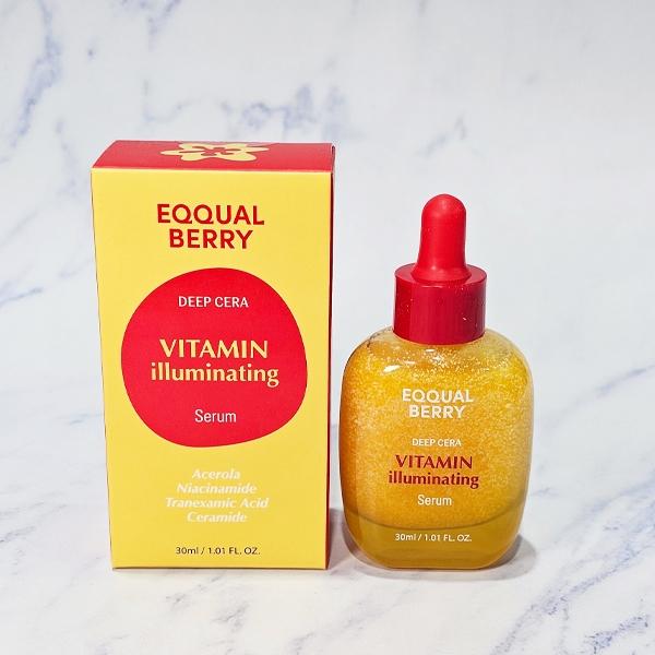 Eqqualberry Bakuchiol Plumping/Vitamin Illuminating/Aloe Pdrn/Nad+ Peptide Serum 30ml