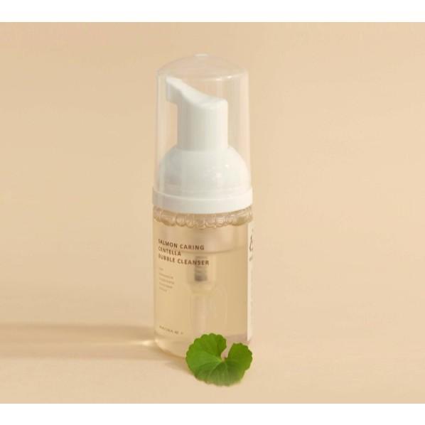 Heveblue Salmon Ceuling Centella Special Travel Kit Bag (limpador/Creme/Ampoule/Toner)