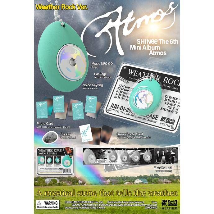 Sixkshop Shinee 6th Mini Album Atmos (set)