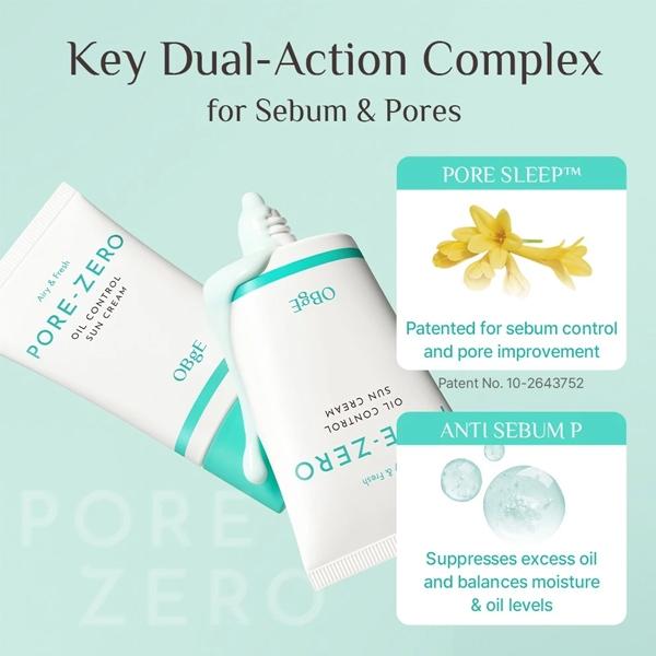 Obge Pore Zero Oil Control Sun Cream 50ml