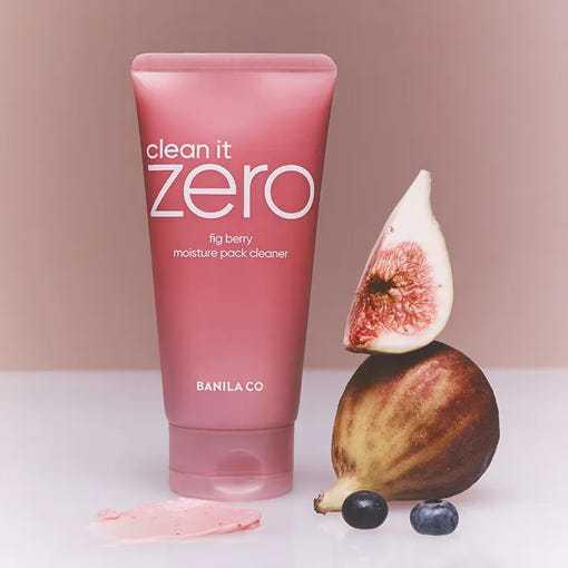 Banila Co Clean It Zero Pack Cleanser (2 Types) 180g/30g Fig Berry Moisture/Kiwi Kale Pore