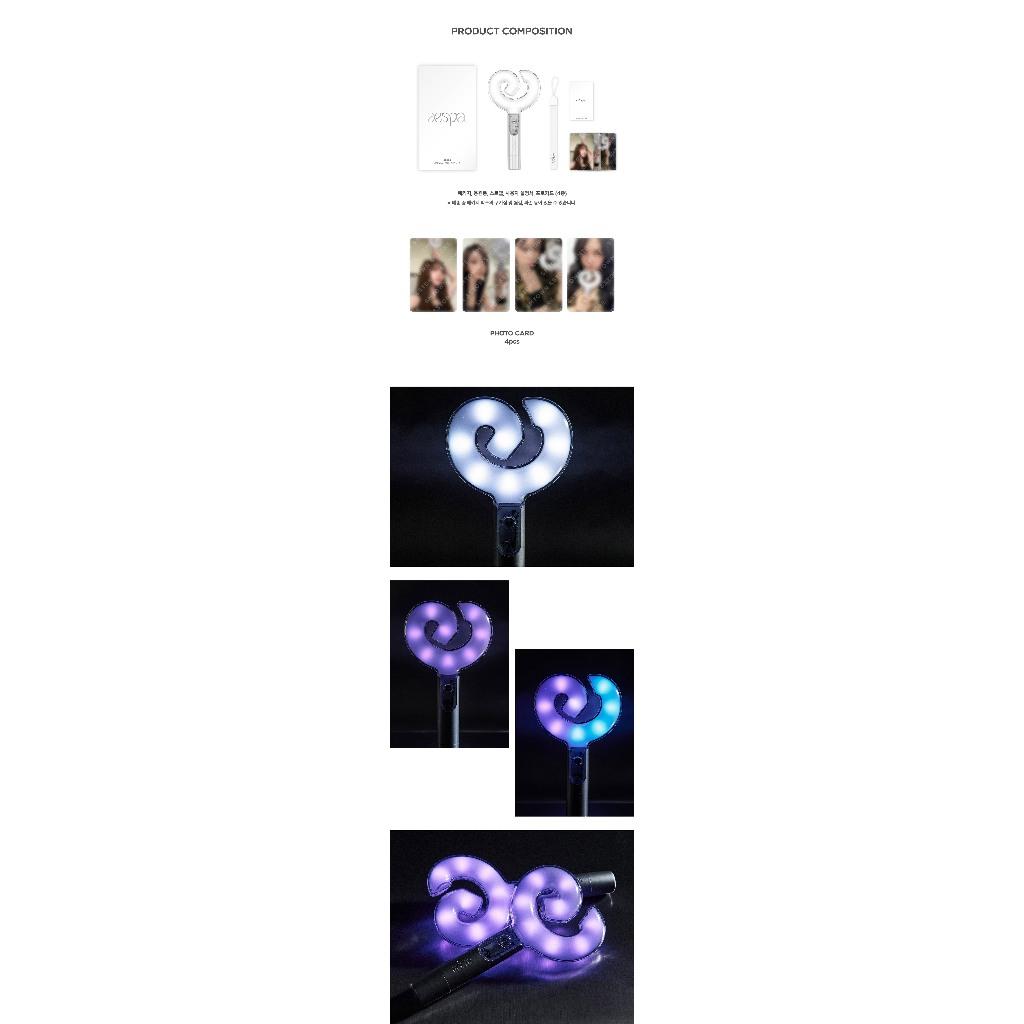 Aespa Oficial Light Stick Ver. 2 (com Cartão Fotográfico)