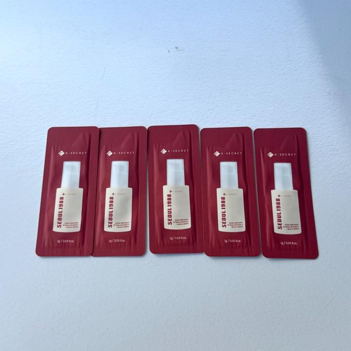 K-secret Seoul 1988 Soro Retinol Liposome 2 + Ginseng Preto (5 Peças)