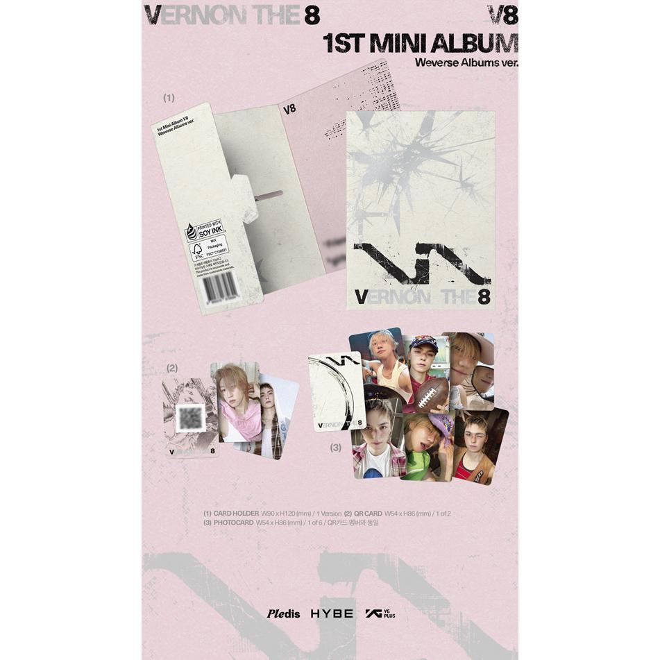 Sixkshop Seventeen Vernon The 8 (V8) 1st Mini Album V8