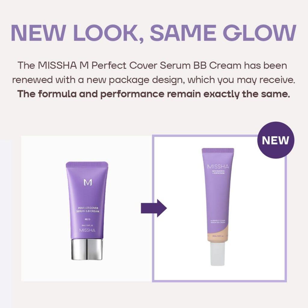 Missha M Perfect Cover Serum Bb Cream PRO 20ml/50ml 8 Colors