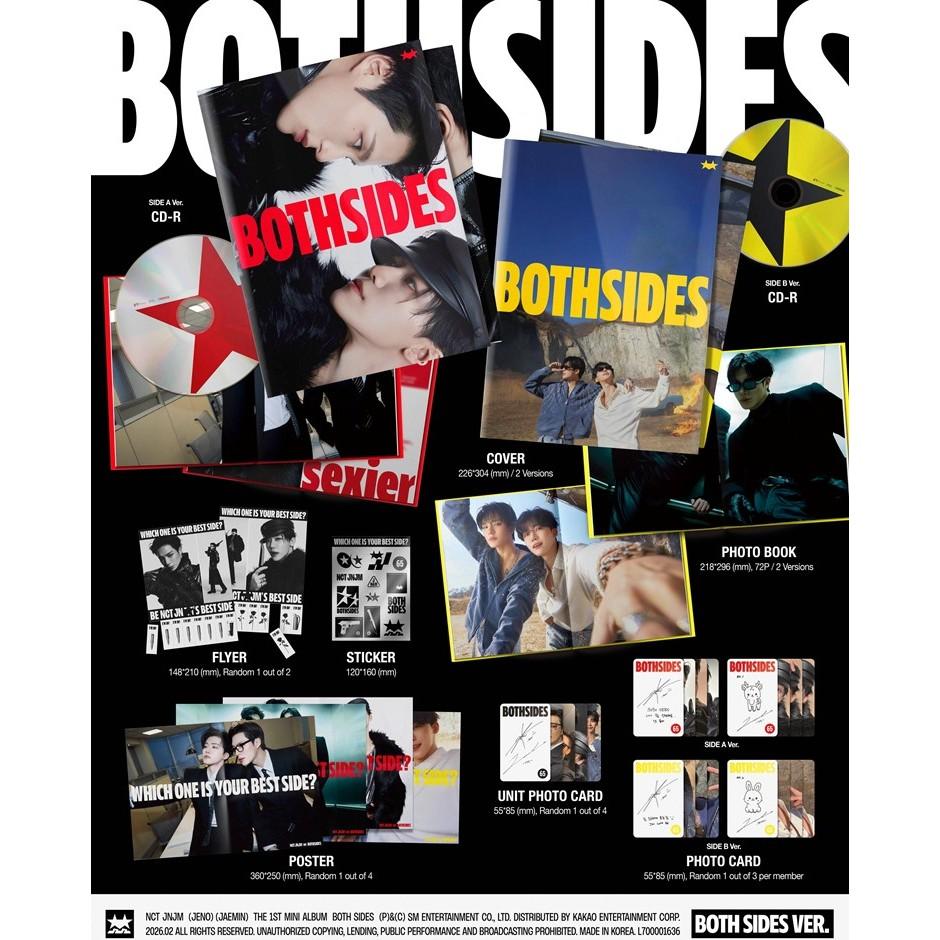 Nct Jeno X Jaemin (jnjm) 1st Mini Album [ Both Sides ] - Includes Freebie Photocard Stand