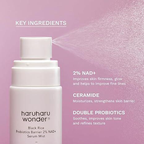 Haruharu Wonder Black Rice Probiotics Barrier 2 Nad+ Serum Mist 80ml