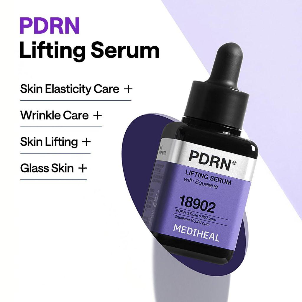 Mediheal Pdrn Lifting Serum With Sqaualene (original Product 40ml/Refill 10ml)