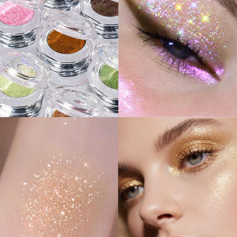 Sombra De Olhos Brilhante Com Glitter Diamante Rmt Maquiagem De Olhos Com Brilho Camaleão À Prova D Água E De Longa