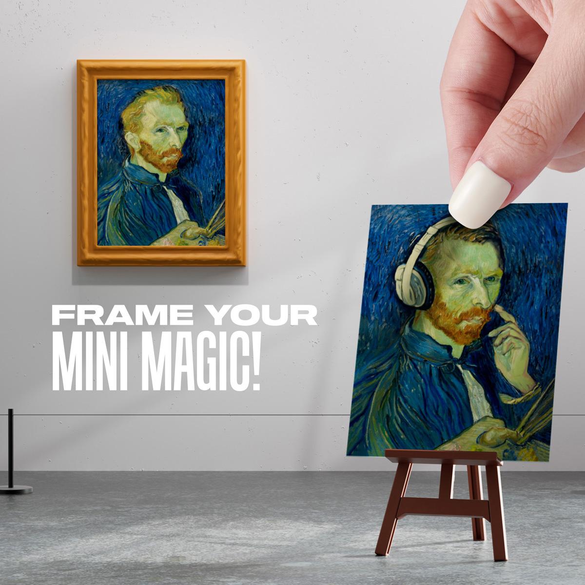 Zuru Mini Marcas Criar Série De Arte Conjunto De Artesanato Em Miniatura Diy Pintura Escultura Surpresa Caixa Cega Brinq