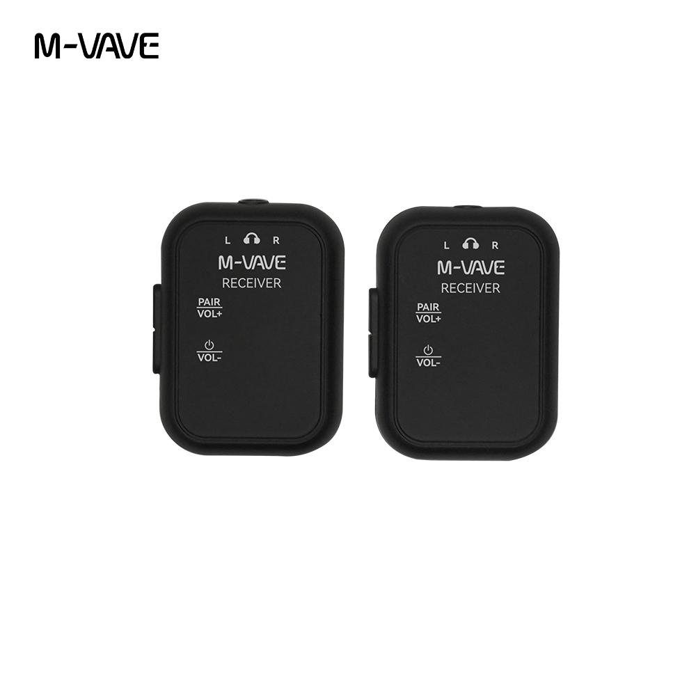 M-vave Wp-12 Sistema Sem Fio Receptor Transmissor De 2.4 Ghz Com Baixa Latência Monitoramento Bidirecional Em Tempo Real