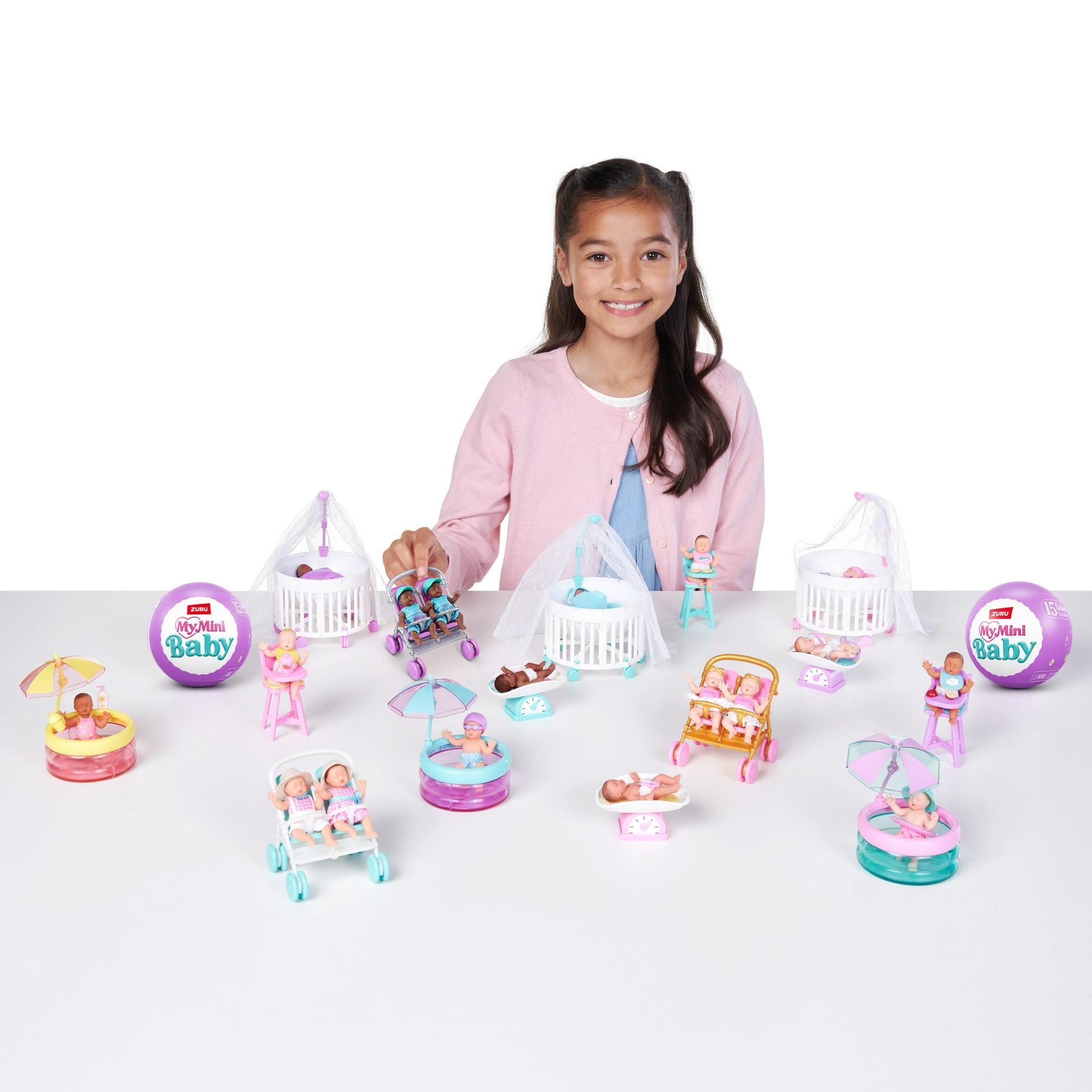 Zuru My Mini Baby Serie 2 Brinquedo Colecionável 5 Cápsula Misteriosa Surpresa Conjunto De Bebê Em Miniatura Realista Pa