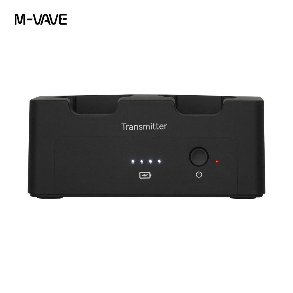 M-vave Wp-12 PRO Sistema Sem Fio 2.4G Para Guitarra - Transmissor/receptor De ULTRA Baixa Latência Monitoramento Em