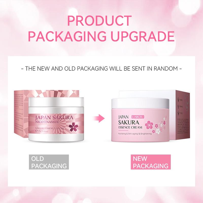 Sakura 2 Peças Creme Facial Hidratante Laikou Caracol Removedor De Rugas Cuidados Com A Pele